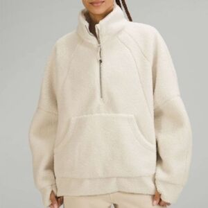 Lululemon Scuba Oversized Fleece Funnel-Neck Half-Zip